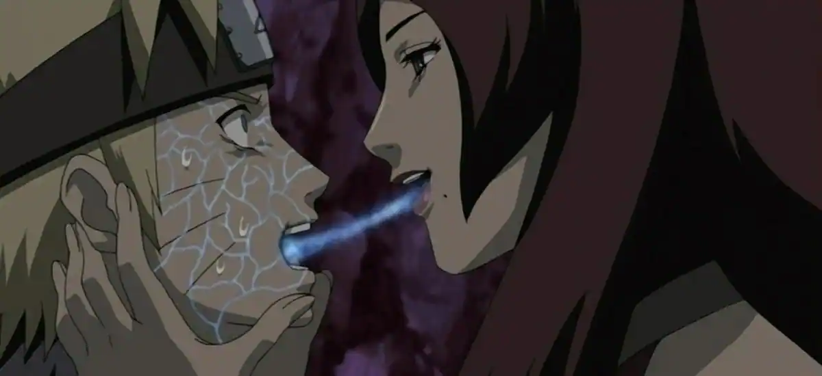 Naruto and Sasuke kissing

