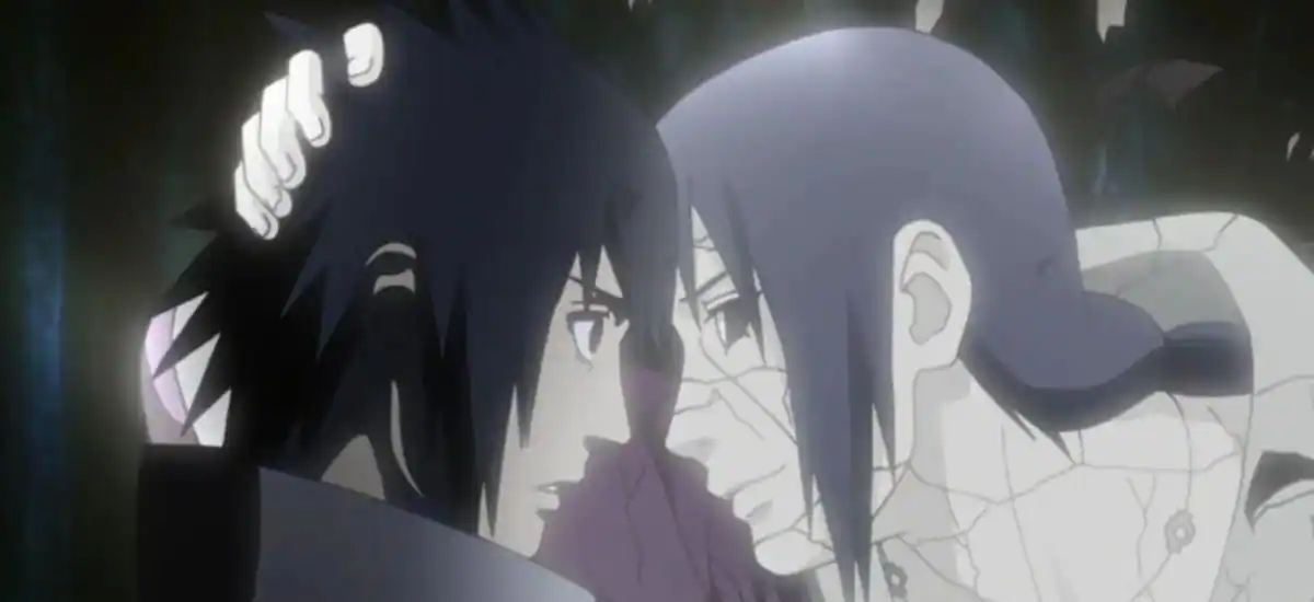 why does Itachi have his arm out